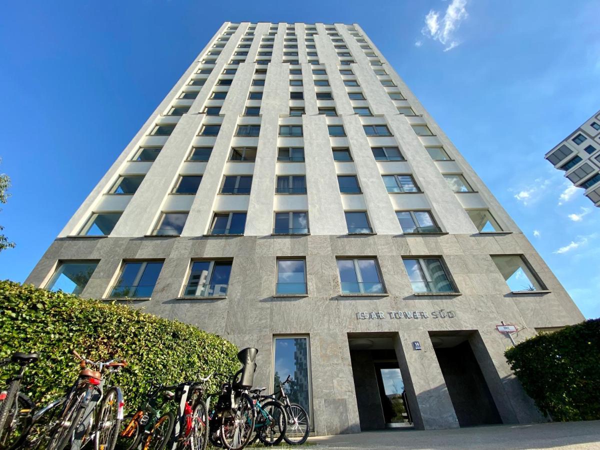Alpen-Panorama Suite - Einzigartige Privatsuite Hoch Ueber Muenchen, 12Tes Og, Alpenblick, Loggia, Whirlpool, 15 Minuten Zum Zentrum, Ruhe Und Erholung In Der Stadt Muenchen Fuer Privat Und Geschaeftlich Reisende Екстер'єр фото